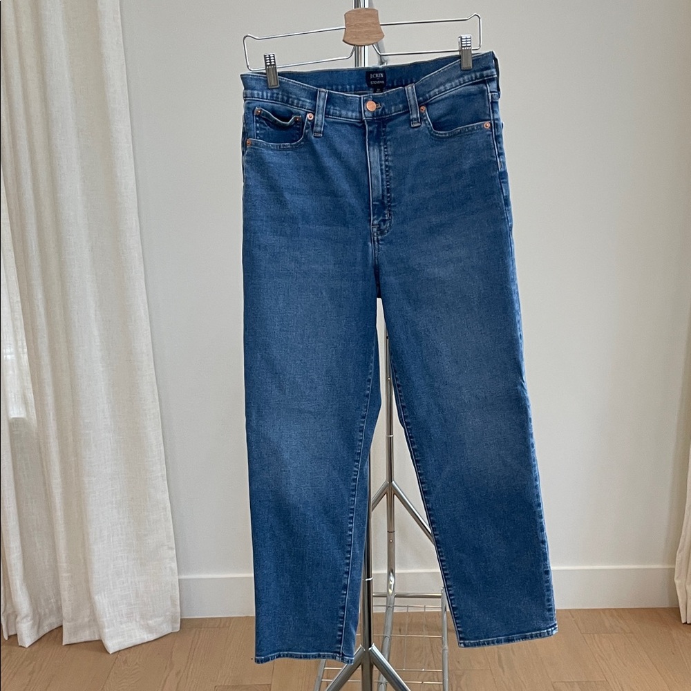 J. Crew Stovepipe Blue Jeans